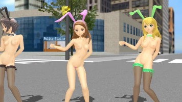 [MMD] three Slutty Bunnies --Step [R-18]