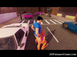 3D Futanari Street Whore!