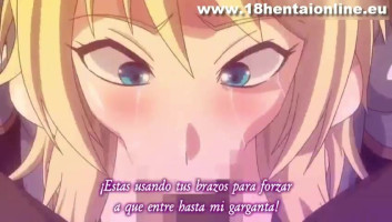 Rubia Hentai follada a l.  a. fuerza