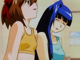 Sweet and seductive young adults in erotic anime video