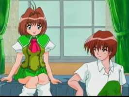 Young and cute teenagers in erotic anime cool animated film