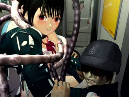 Demone malvagio tentacoli scopa abbastanza giovane 3-d femmina hentai in treno della metropolitana