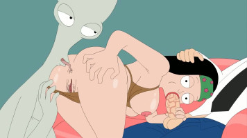 Crazy monster fucked American dad's daughter