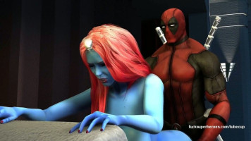 Deadpool smashed Mystique in her all holes